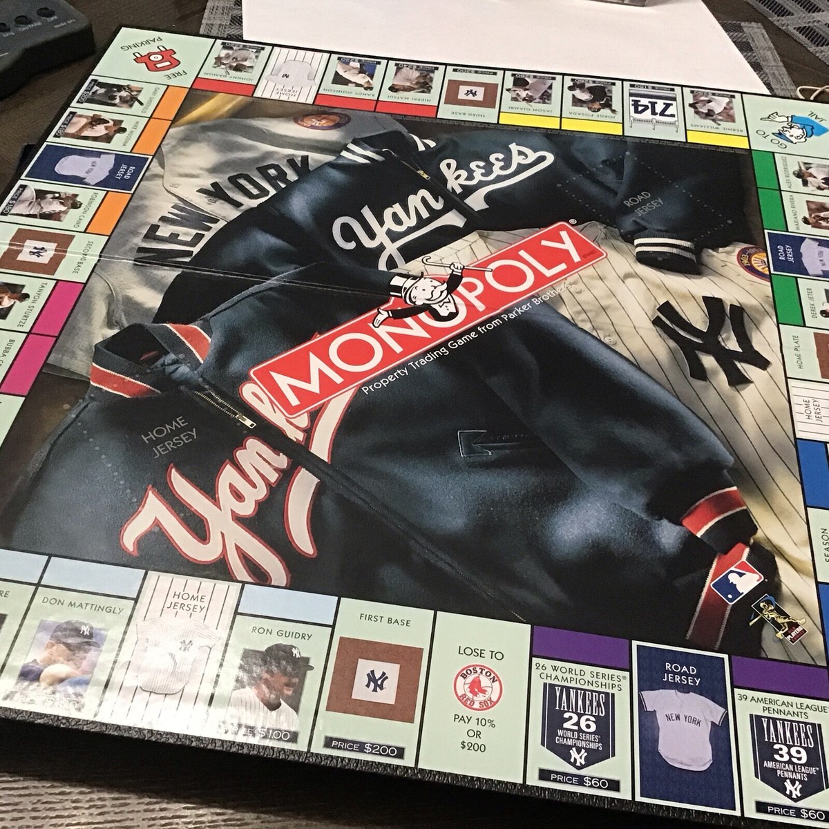 Vintage New York Yankees Monopoly Board Game 2006 Collector's