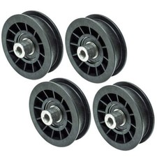 4PK Mower Composite Idler Pulley 3/8 X 3-1/2" For Craftsman Husqvarna 194327