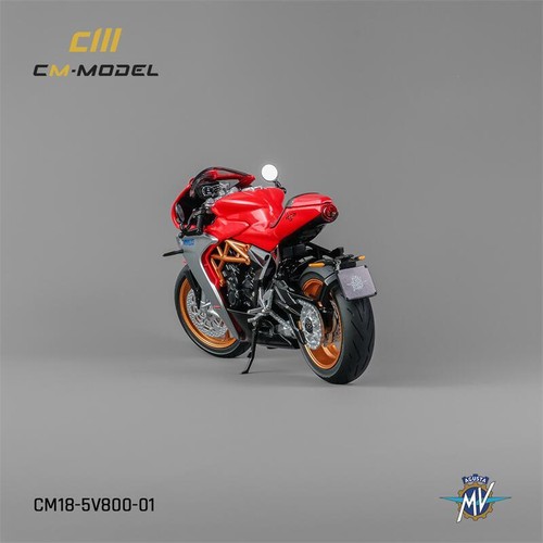 CM MODEl 1:18 MV Agusta Superveloce/F3Rosso Diecast Model Car - Picture 5 of 21