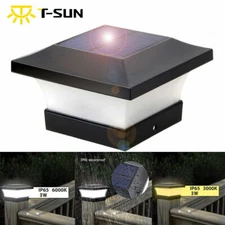 LED Solar Light Post Cap Square Fence Light Garden Patio Landscape Lamp Sunlight
