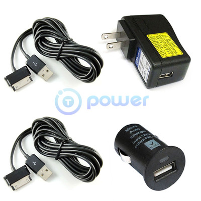 Ac Adapter+Car Charger for Samsung Galaxy Tab 2 GT-P3113-TS8A 7'' Android Tablet