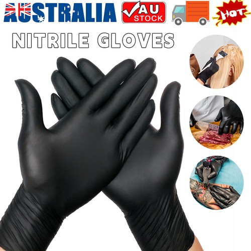 100-1000 Disposable Nitrile Gloves Rubber Blend Powder Free Industrial Mechanic