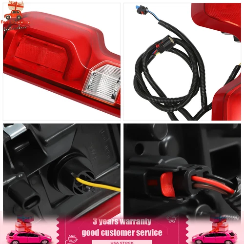 Halogen Tail Light Right Side for Chevy Silverado 2500 3500 HD 2019-2023SY7- - Picture 18 of 24
