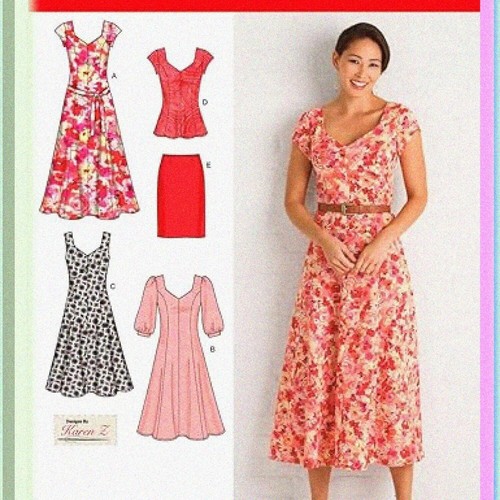 Curvy Chic: Karen Z's Dress & Tunic Sewing Pattern for Women (Sizes 20W-28W) - Picture 4 of 4