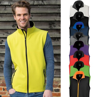 CONMR Gilet Softshell Leggero Da Uomo Giacca Softshell Antivento Giacca Traspira - Foto 6