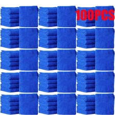 LOT 5~100pcs Car Wash Towel Microfiber Plush Cleaning Drying Car Care Soft Cloth