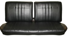 1965 Impala Standard Split Bench Seat Upholstery By Distinctive Ind. In Black 1965 Impala Standard Split Bench Seat Upholstery By Distinctive Ind. In Black