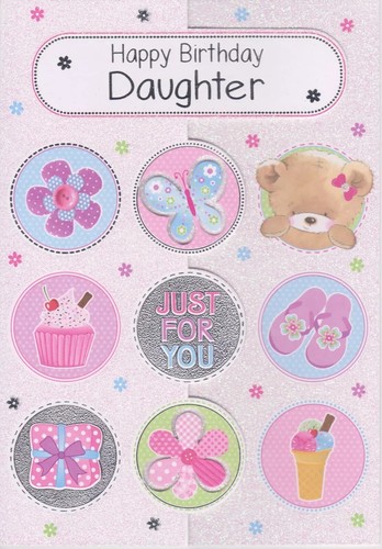 Daughter ~ To A Wonderful Daughter ~Birthday Card ~ Choice Of Design - Picture 18 of 53
