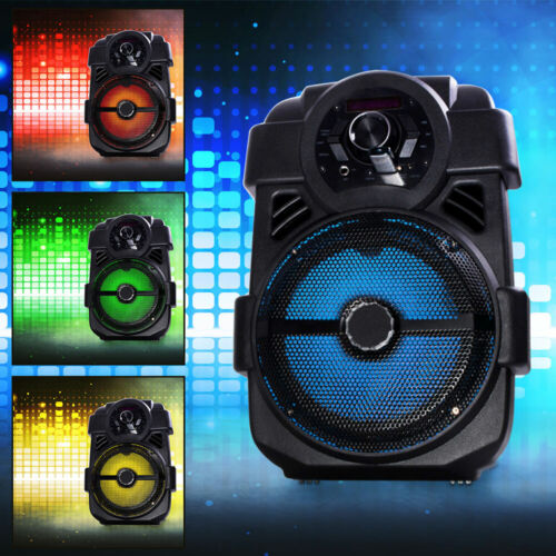Musikanlage Bluetooth Karaoke Stereoanlage Hifi Partyanlage 250W USB MP3 LED - Bild 1 von 11