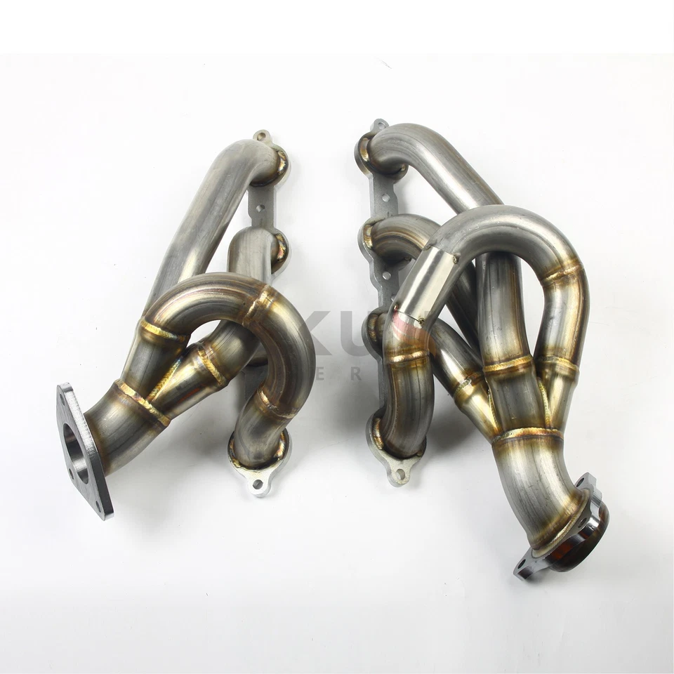 QK 1.75" Shorty Headers for Chevy Silverado GMC Sierra 1500 2008-2013 5.3L V8 — 第 2/4 张图片