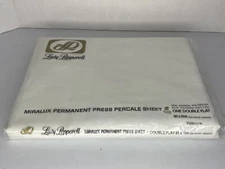 Lady Pepperell Vintage Double Bed Flat Sheet NIP Percale White