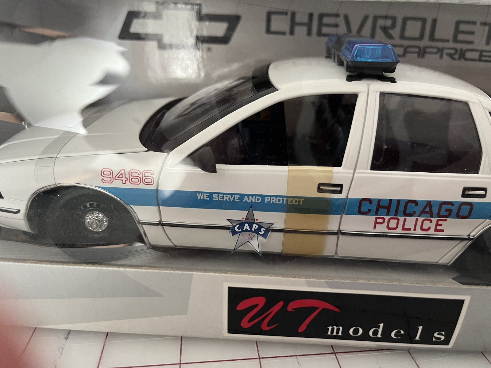 UT Models 1:18 Diecast 1996 Chevrolet Caprice Chicago Police Squad Car ...