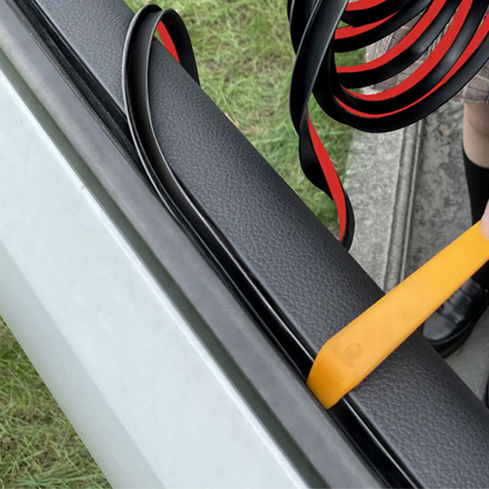 V-Shape Car Door Window Edge Moulding Trim Seal Strip Rubber For Honda ...