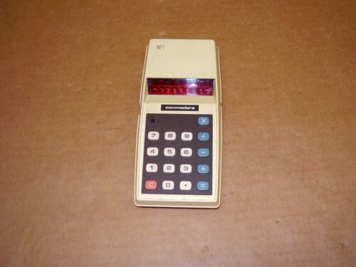 Vintage Commodore Solid State Electronic Calculator 774D Tested Works