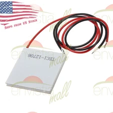 12V 60W Thermoelectric Cooler TEC Peltier Plate Module TEC1-12706 US