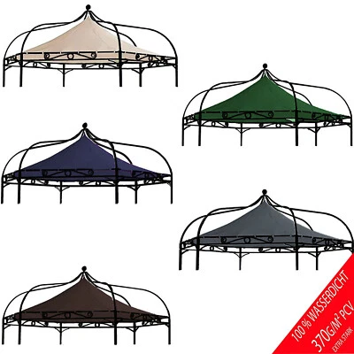 FREIGARTEN.DE Ersatzdach für Pavillon Modena 6-eck 320cm Wasserdicht PCV Soft 370g/m² M8