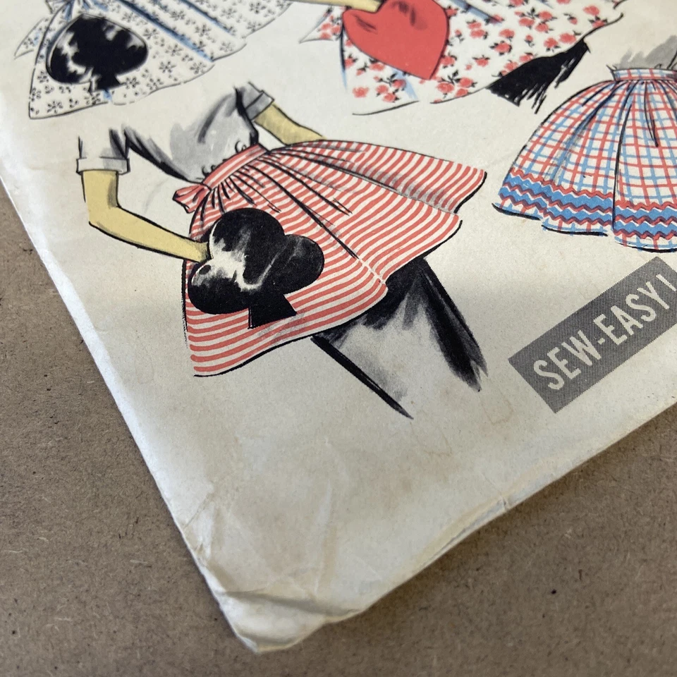 VTG Sewing Pattern Advance 8463 Apron Full One Size COMPLETE - Image 2 of 4