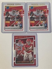 2020 Panini Donruss Clyde Edwards Helaire Rated Rookie - Gridiron Kings RC Lot
