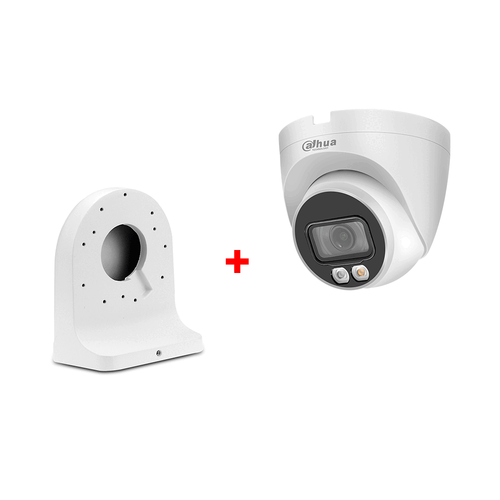 Dahua IPC-HDW2449T-S-IL 4MP ColorVu IR Mic WizSense IP Camera w/ PFB205W-E Lot - Picture 28 of 28
