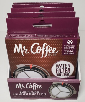 Mr Coffee Replacement Water Filters With Frame Filter LOT OF
