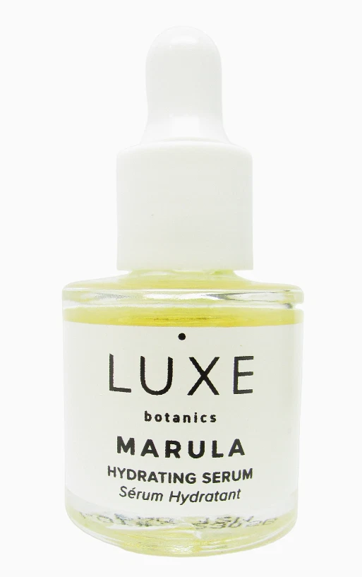 Suero hidratante LUXE Botanics Mini Marula 5 ml/.17 fl oz orgánico sin crueldad EE. UU. Foto 3 de 4