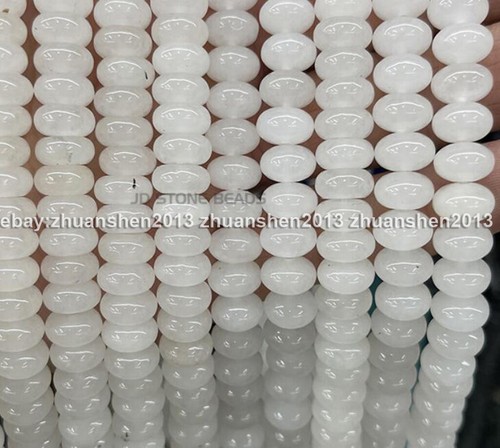 5x8mm Abacus Lapis Lazuli/Labradorite/Jade/Crystal Gems Rondelle Loose Beads 15" - Picture 59 of 73