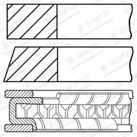Kolbenringe Land Rover Range Rover 4.6 94-