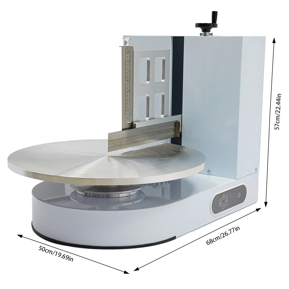 Máquina eléctrica de decoración y recubrimiento de pasteles de 4-16" escala láser 0-320 rpm Foto 2 de 4