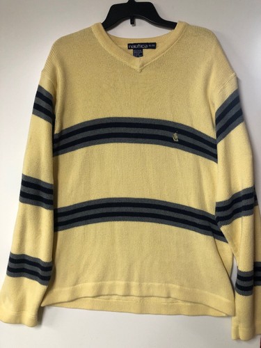 Nautica 100% Cotton Sweater Mens Extra 