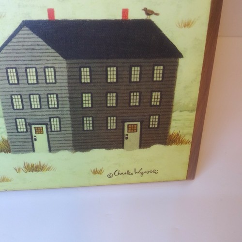 Charles Wysocki Art Print On Wood Pass The Fox Creek Inn Horse Folk Art Plaque - Picture 8 of 12