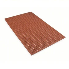 NOTRAX T18S0035RD Reversible Drainage Mat,Red or Black,3 ft.x5 ft. 2RPK7