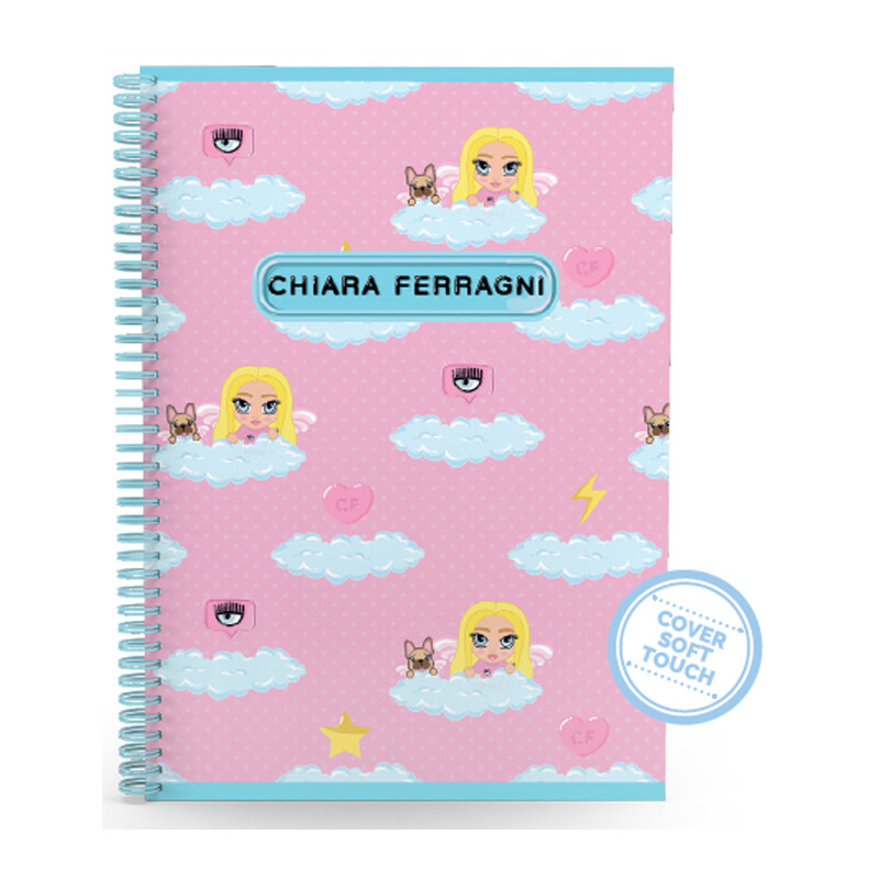 Pigna – Quaderno Spiralato A5 Chiara Ferragni 1r
