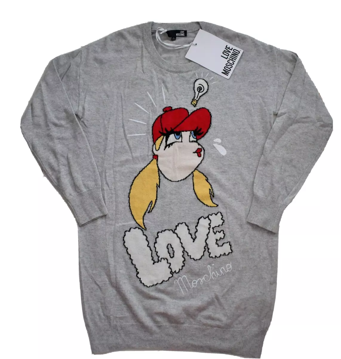 Moschino sales grey sweater
