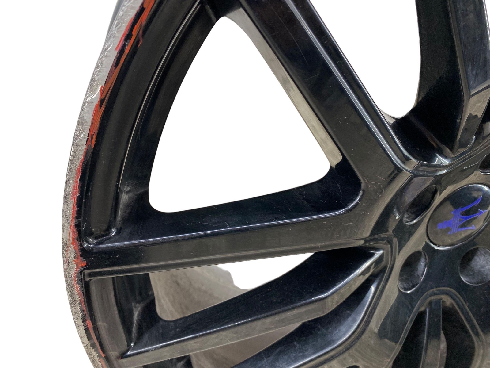 2017-2024 MASERATI LEVANTE (B) 21x9' ET 40.5 FRONT WHEEL RIM BLACK *CURB RASH*