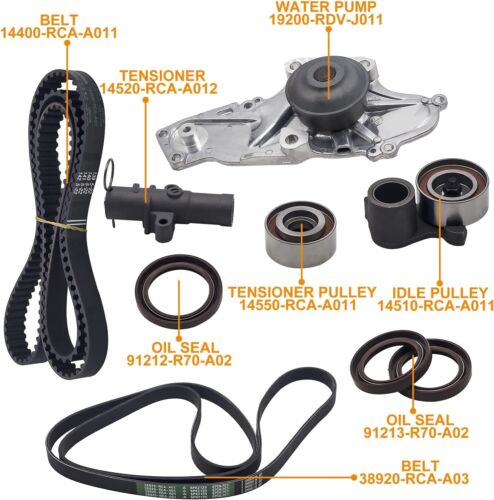 OEM Timing Belt & Water Pump Kit Factory Part New For 2005-2014 Honda Odyssey V6 - Picture 8 of 9