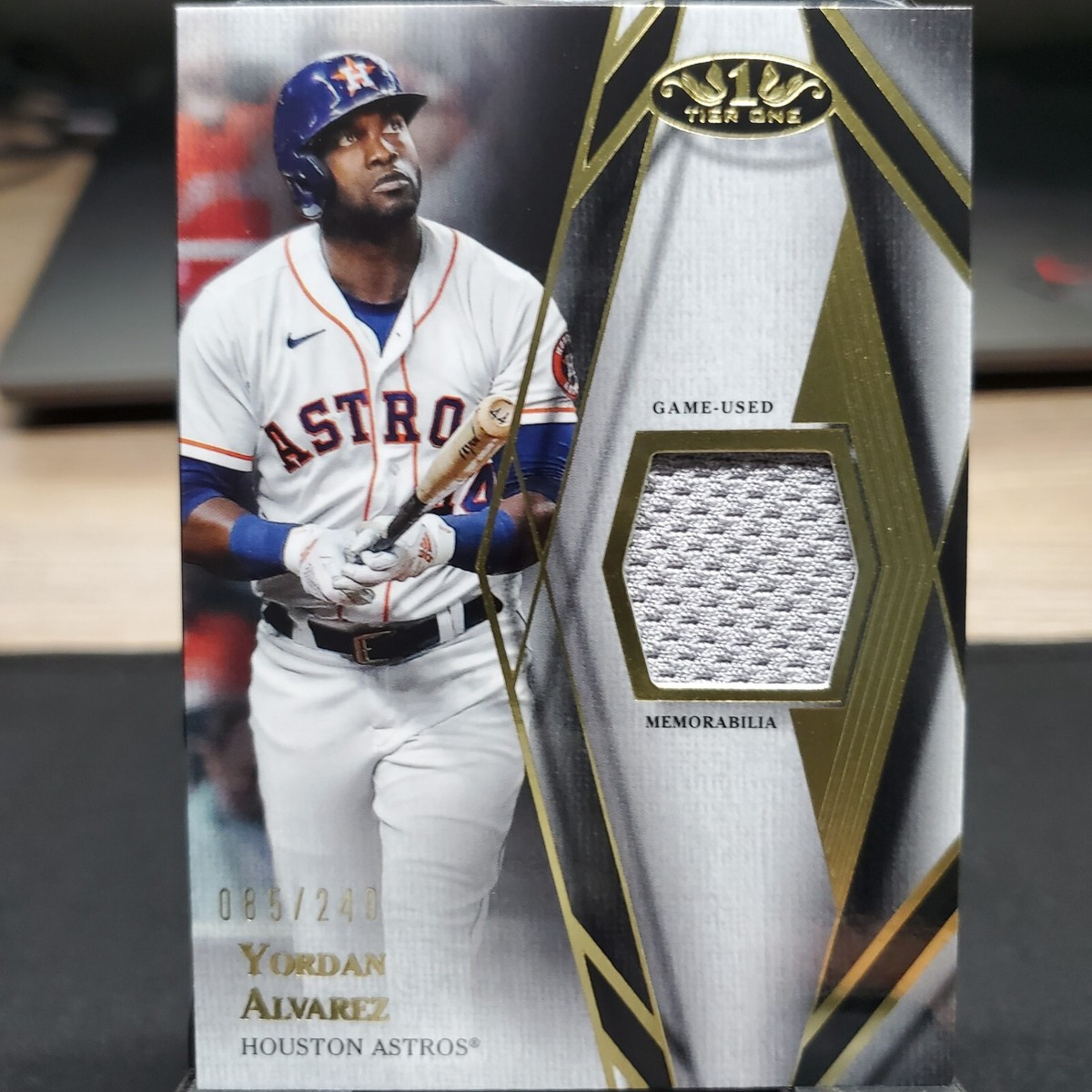 2022 Topps Tier One Relic Yordan Alvarez Game Used /249 #TIR