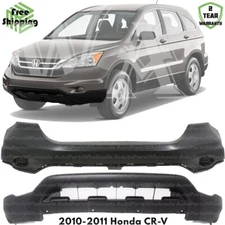 Front Upper Bumper Cover & Lower Bumper Cover For 2010-2011 Honda CR-V