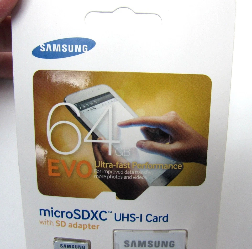 Samsung EVO 64GB 64G microSDXC micro SD SDXC UHS microSD Class 10 MB-MP64D GEN - Image 3 of 4