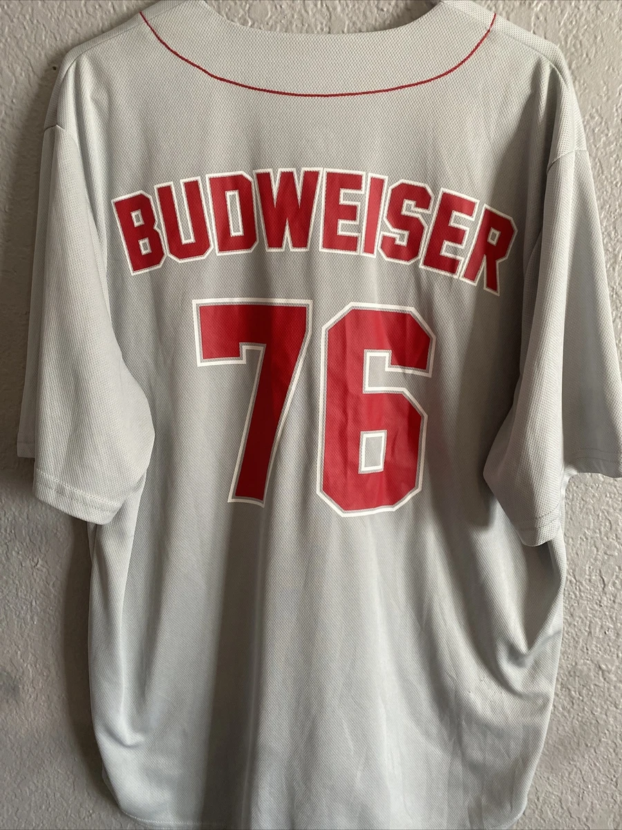 Budweiser baseball jersey hotsell