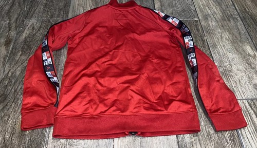 Jordan Track Jacket Boys Medium 5-6 Years Jump Man Red Black Full Zip - Picture 4 of 4