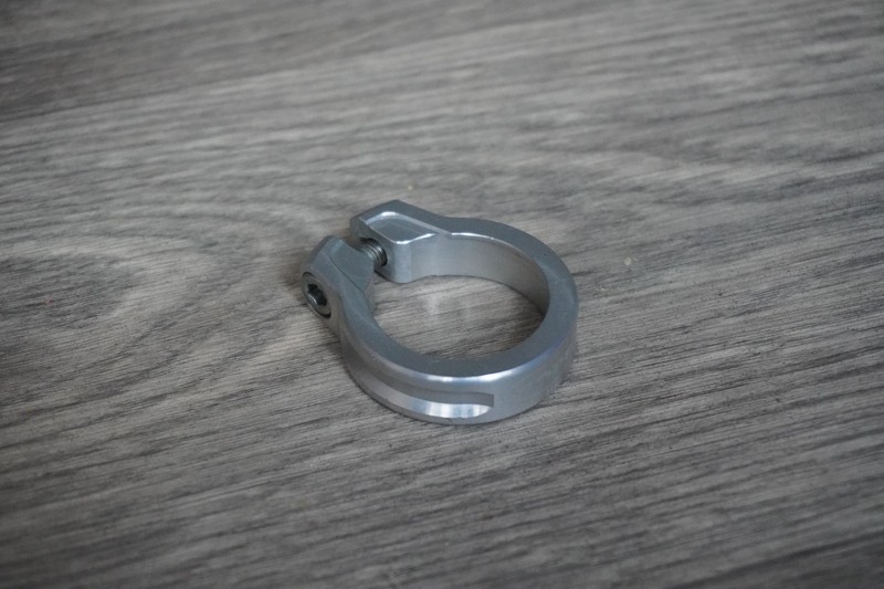 Hope Seatpost Clamp 31.8 Silver Retro Screw Up Bolt On