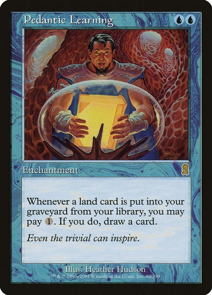 2001 Magic: The Gathering: Odyssey - Pedantic Learning (#90, R, Near Mint)