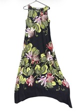 Tommy Bahama Sleeveless Maxi Dress Medium Floral Enchantment Stretch