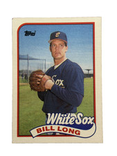 Excellent: Vintage 1989 topps Bill Long Chicago White Sox Trading Card