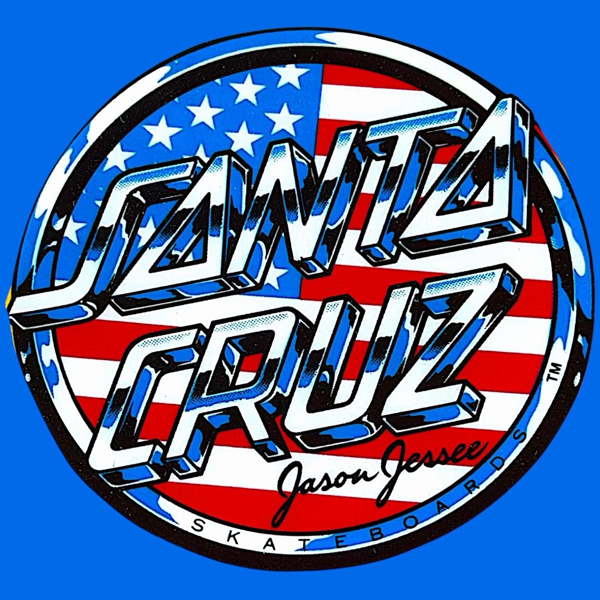 Vintage 1980's Santa Cruz Jason Jesse Skateboard Sticker | eBay