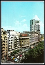 Vtg 1970s Bucharest Romania Bulevardul Nicolae Bălcescu Street Scene K013
