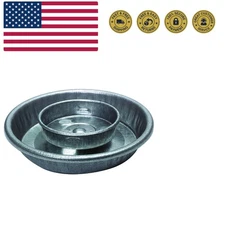 Baby Chick Waterer Base - - Metal Waterer Base Jar, 1 Quart Item No.