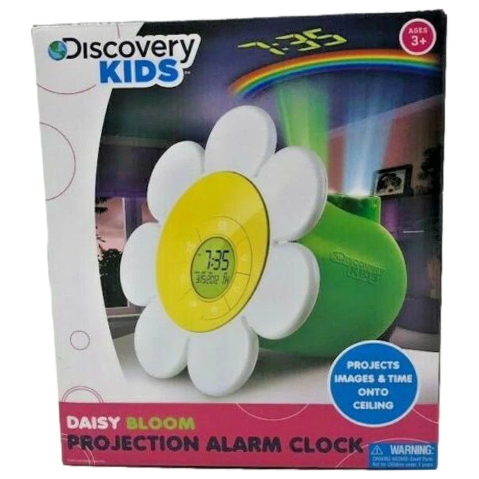 Discovery Kids Daisy Bloom Projection Alarm Clock Flower Projects Images - Image 2 of 2