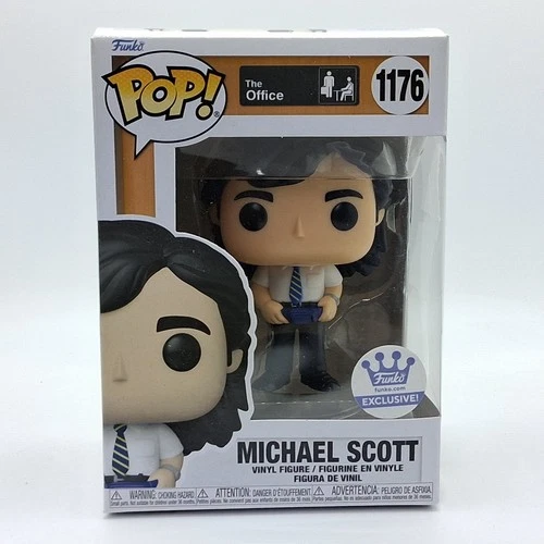 Funko Pop! Michael Scott 1176 Shop Exclusive The Office with Hair Comedy Show