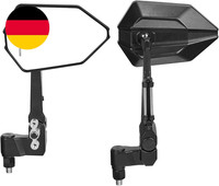 Kemimoto Motorrad Spiegel, 2 StüCk Verstellbar Motorradspiegel E57 GeprüFt, 360°